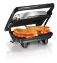 SANDWICHERA PANINI HAMILTON BEACH 25460Z ACERO INOXIDABLE COLOR PLATEADO