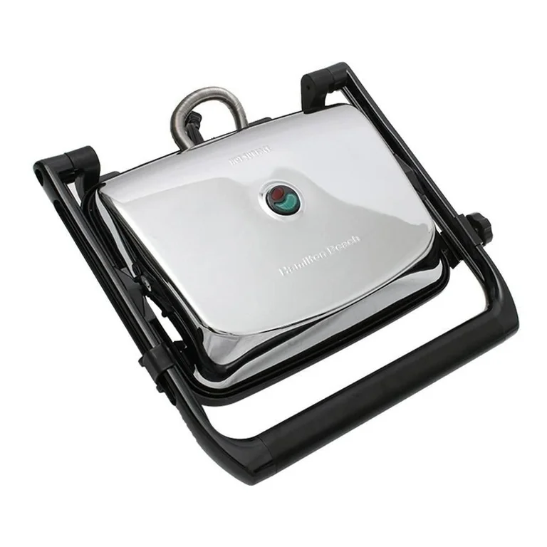 SANDWICHERA PANINI HAMILTON BEACH 25460Z ACERO INOXIDABLE COLOR PLATEADO