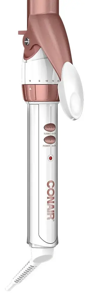 RIZADORA DE CABELLO DOBLE CERÁMICA TURBO CONAIR FERRO TENAZA