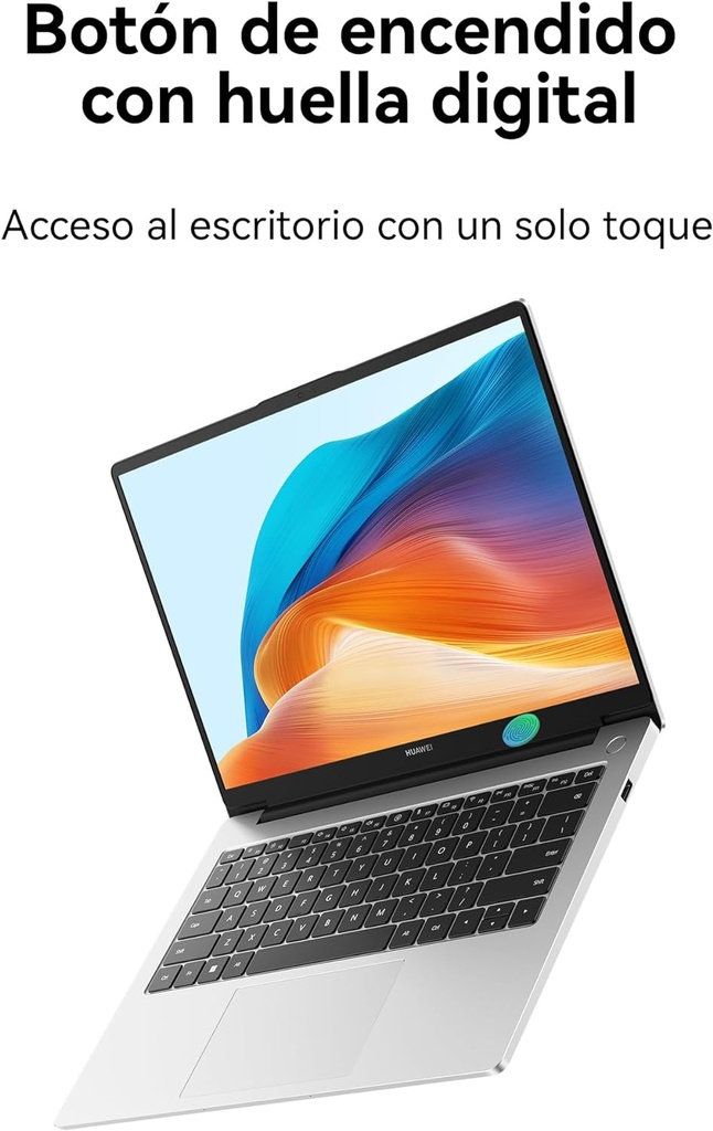 HUAWEI MATEBOOK D14 14" 1920X1200 IPS, CORE I5-12450H, 16GB, 512GB, NVME PCLE SSD, WINDOWS 11 HOME, GRIS, 1 AÑO DE GARANTIA  