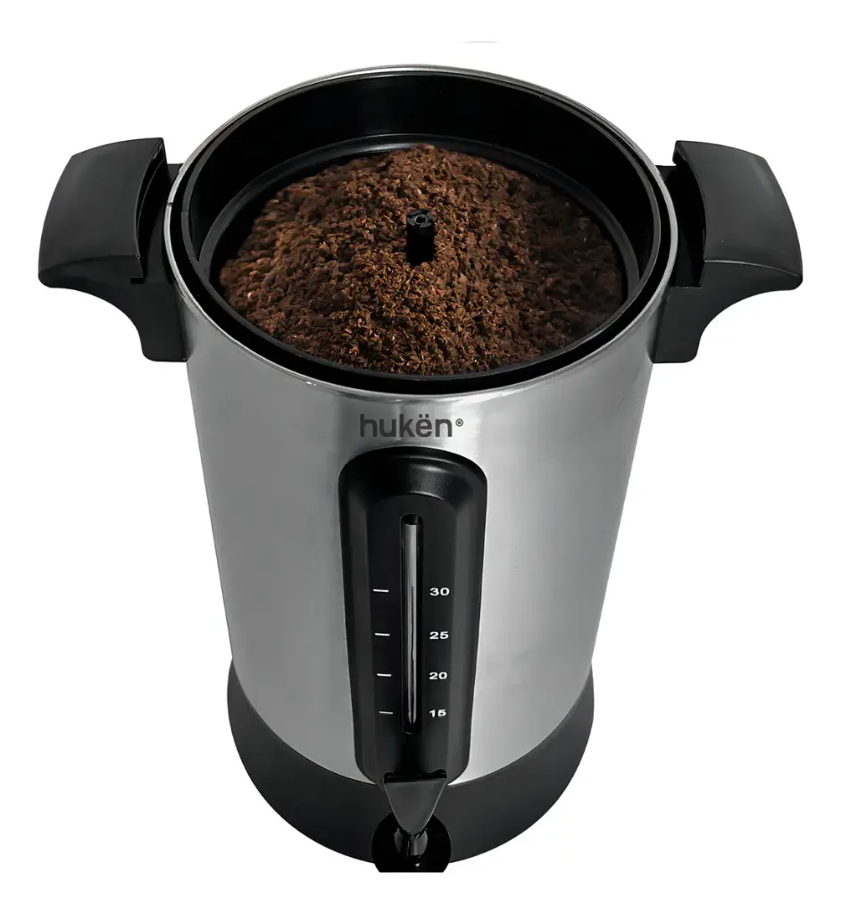 CAFETERA URNA DE 30 TAZAS ACERO HUKËN MASTERCHEF