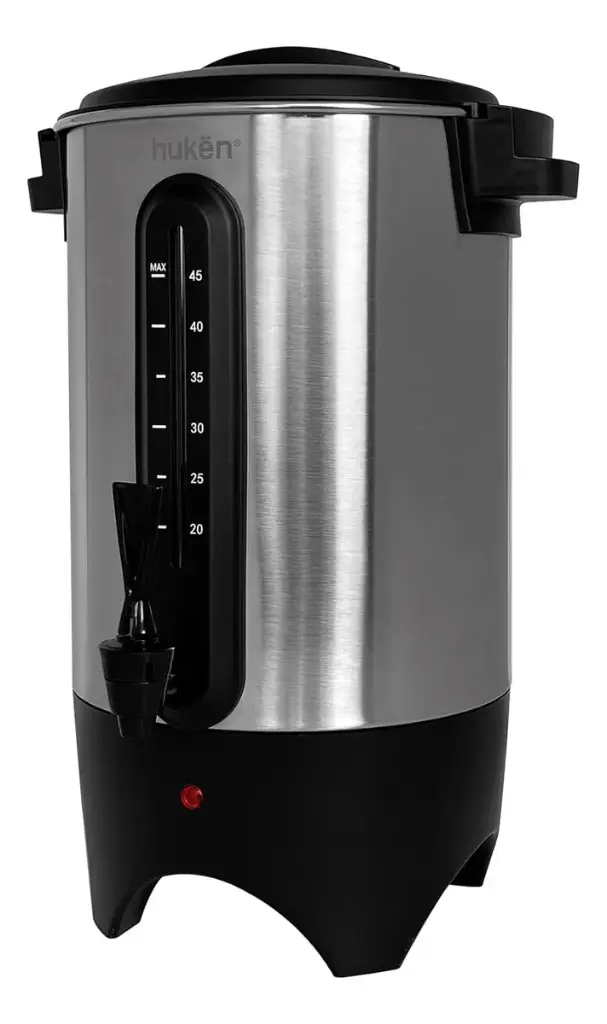 CAFETERA DE URNA 45 TAZAS MASTERCHEF COLOR ACERO