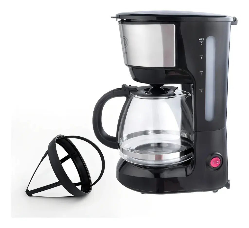 CAFETERA DE 5 TAZAS EASY-BREW PLATEADO