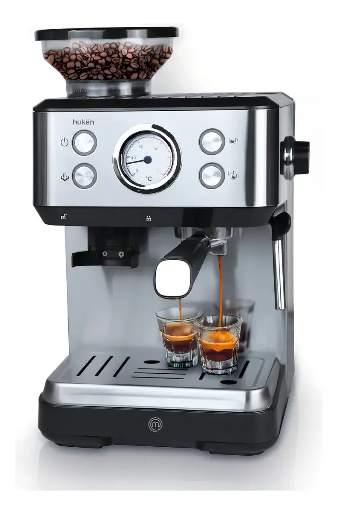 MÁQUINA DE ESPRESSO CON MOLINO BARISTA-PRO 20 BARES DE PRESIÓN MOLINO CÓNICO INTEGRADO ESPUMADOR DE LECHE PANEL DIGITAL TANQUE DE 1.75L