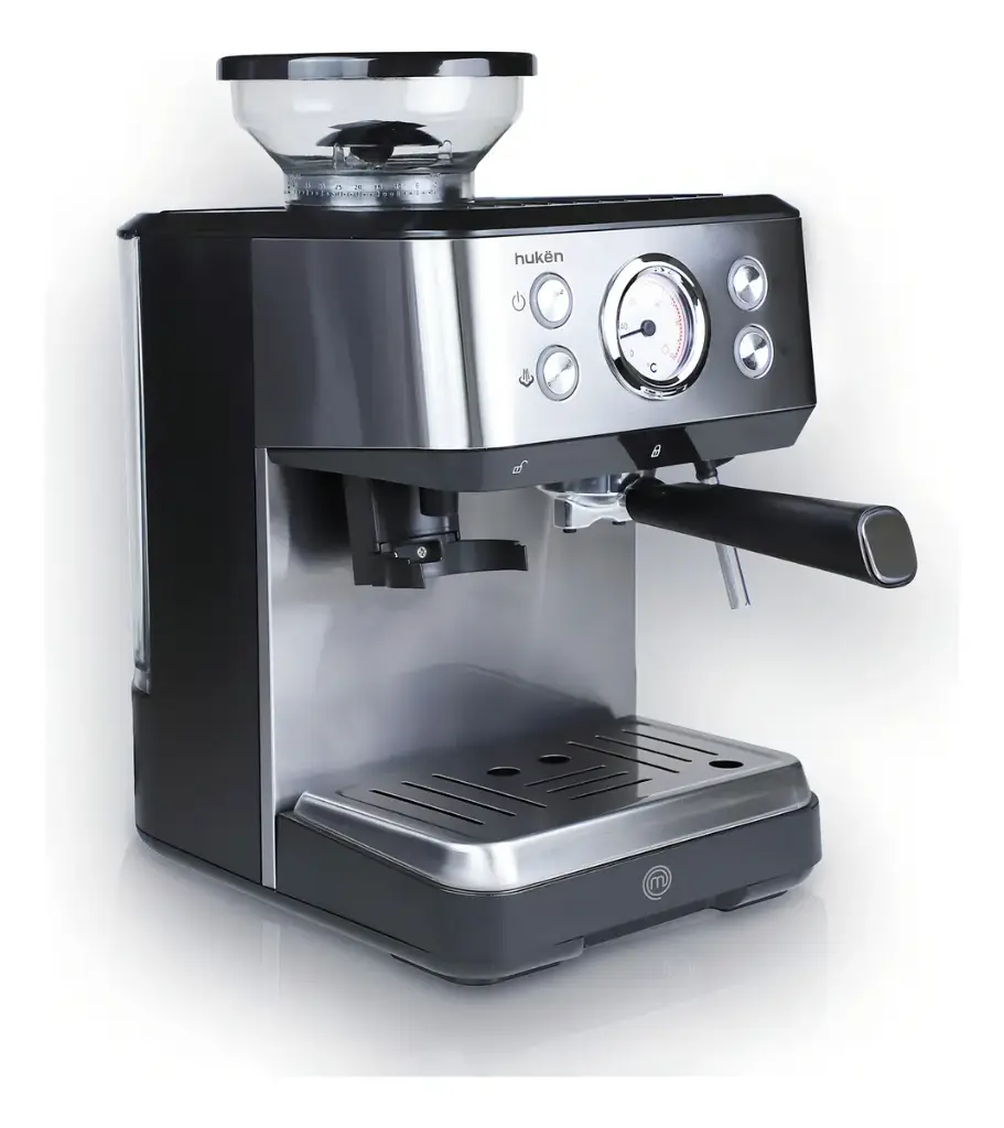 MÁQUINA DE ESPRESSO CON MOLINO BARISTA-PRO 20 BARES DE PRESIÓN MOLINO CÓNICO INTEGRADO ESPUMADOR DE LECHE PANEL DIGITAL TANQUE DE 1.75L