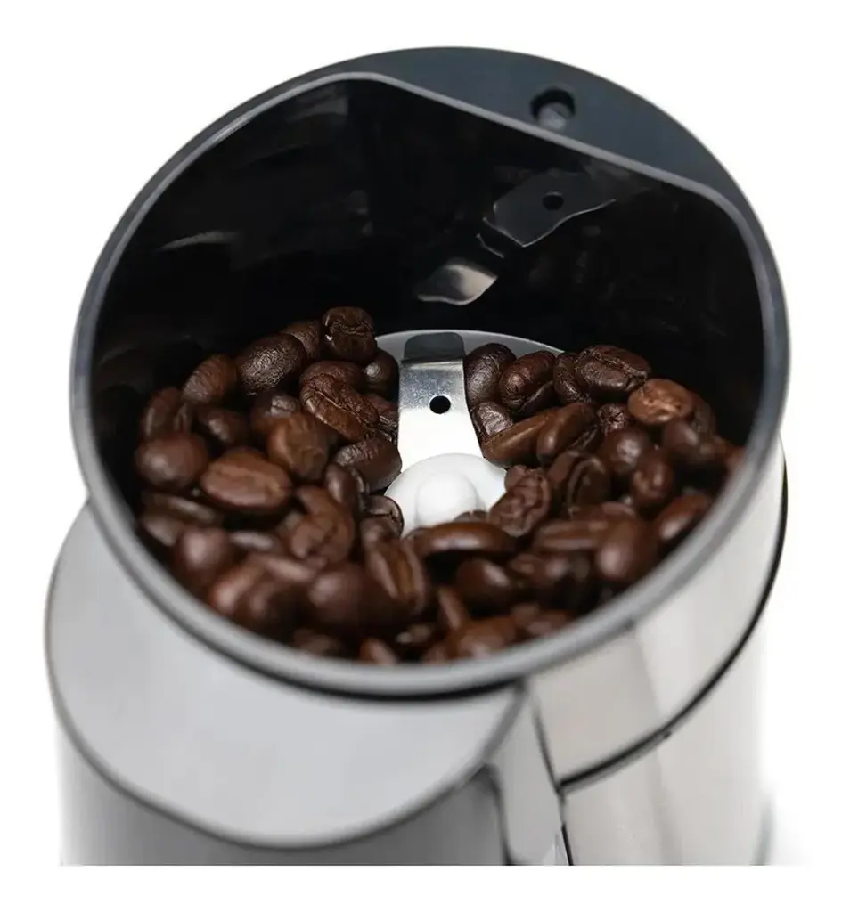 MOLINO DE CAFÉ ELÉCTRICO PREMIUM GRIND+ 50 G DEPÓSITO DESMONTABLE MOLIENDA POR BOTÓN CUERPO Y ASPAS DE ACERO INOXIDABLE MOTOR 150 W COMPACTO Y POTENTE