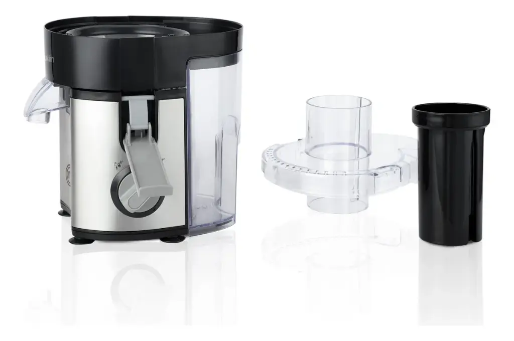 EXTRACTOR DE JUGOS FRESH+ 400W ACERO INOXIDABLE 2 VELOCIDADES TUBO 60MM