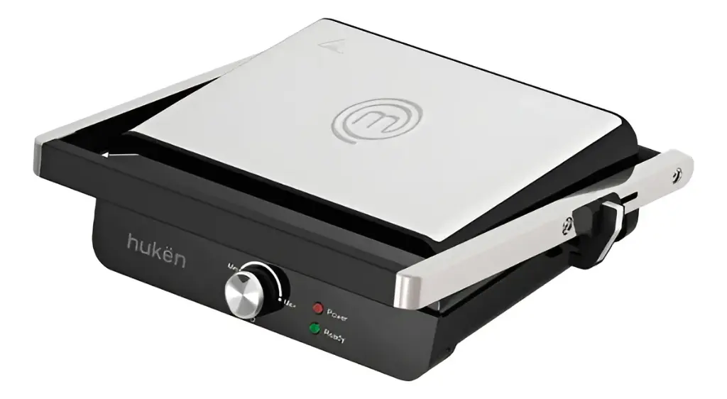 PARRILLA ELÉCTRICA MULTIFUNCIONAL XL GRILL PRO APERTURA 180° PERILLA DE TEMPERATURA PARRILLAS ANTIADHERENTES BANDEJA DE GOTEO DISEÑO ACERO INOXIDABLE