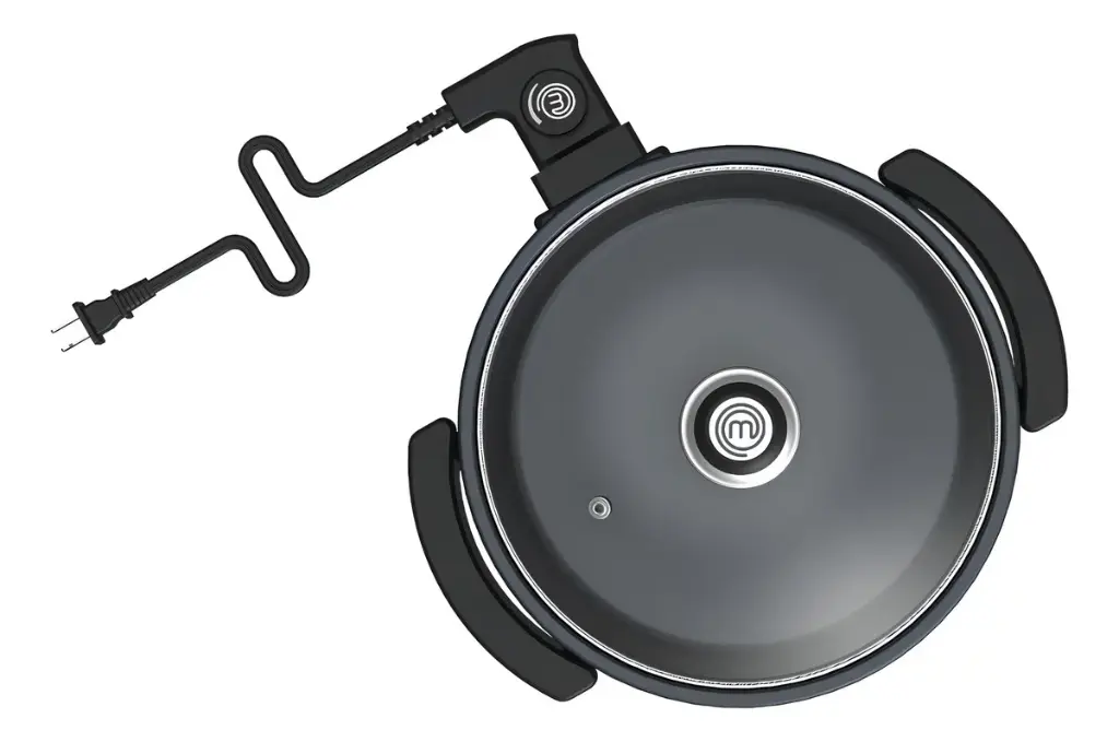 SARTEN ELECTRICO DESMONTABLE 1350W 2.5LT MASTERCHEF BY HUKEN COLOR NEGRO