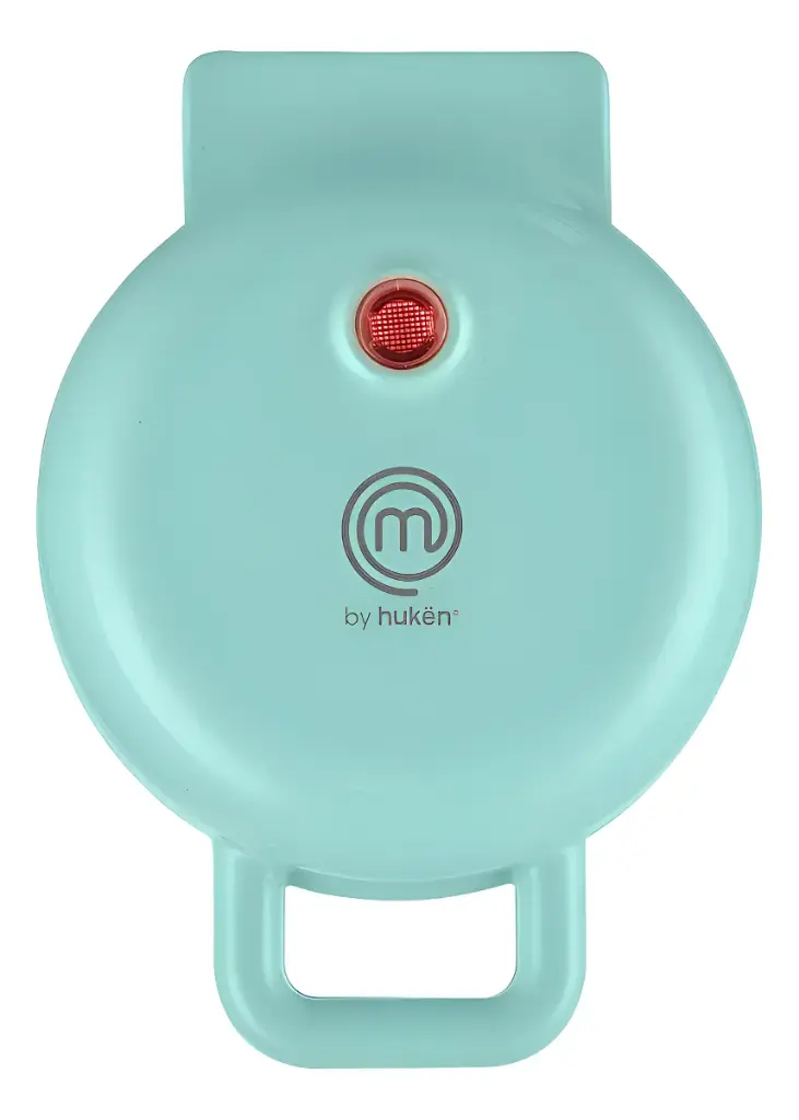 MINI WAFLERA MASTERCHEF 1 REBANADA LUZ INDICADORA MINI HEAT+ COLOR AZUL