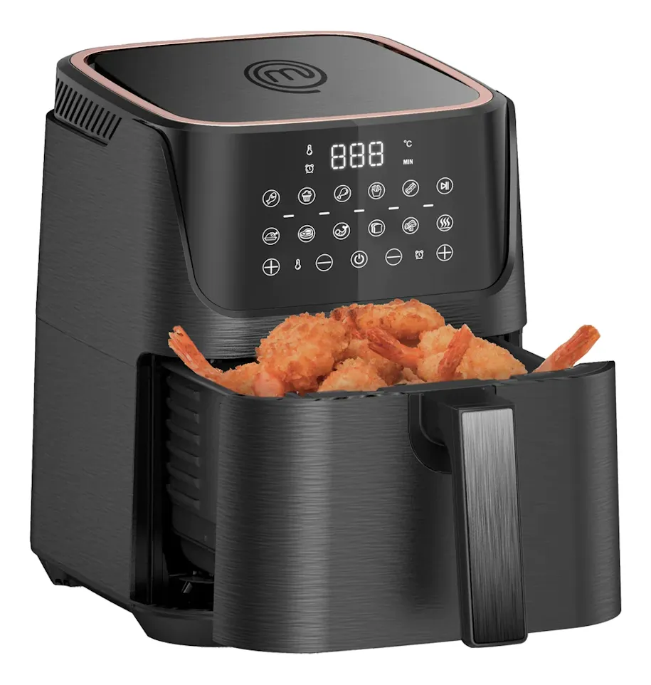 FREIDORA AIRE 3.5L 12 FUNCIONES MK-AF-35TM MASTERCHEF NEGRO