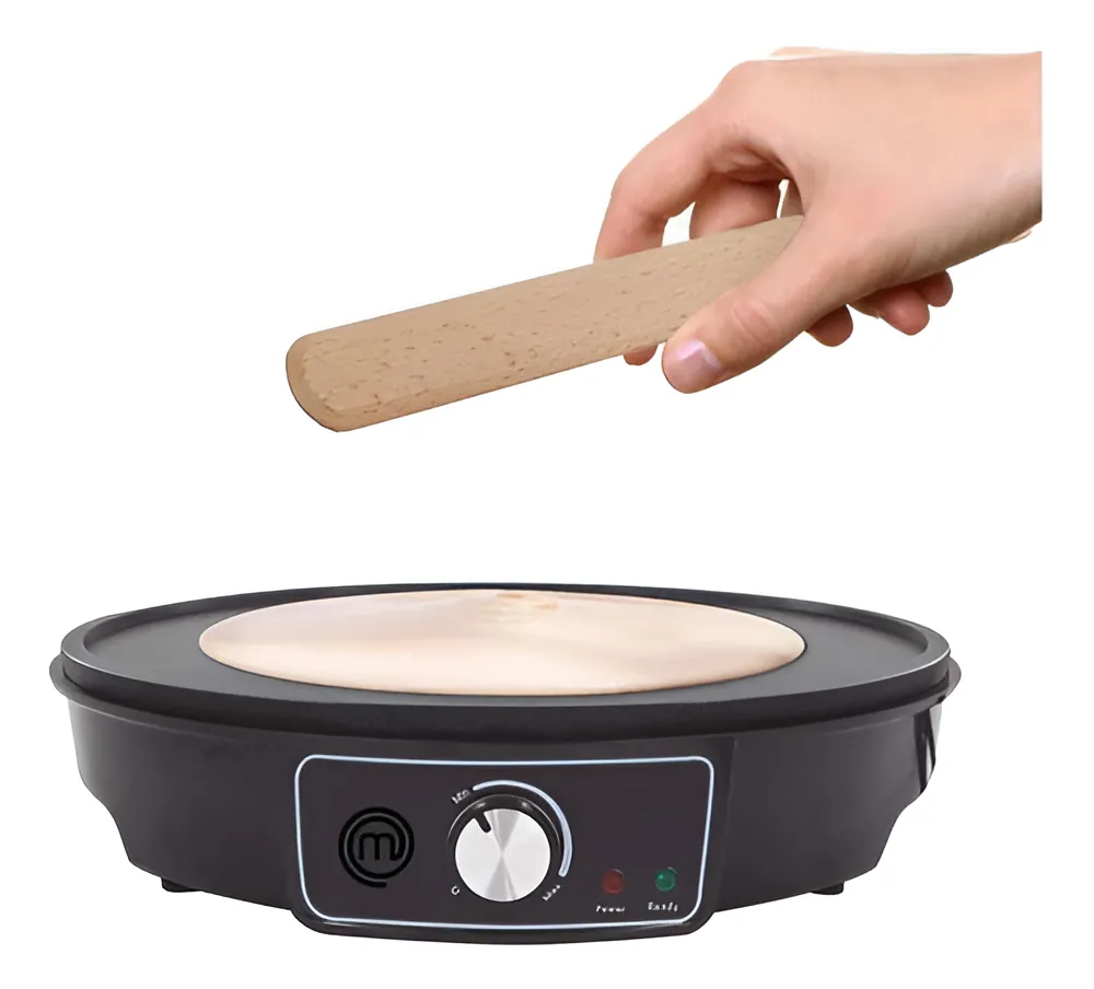 CREPERA PARRILLA SARTEN ELECTRICO MASTERCHEF MK-CM-V2 NEGRO