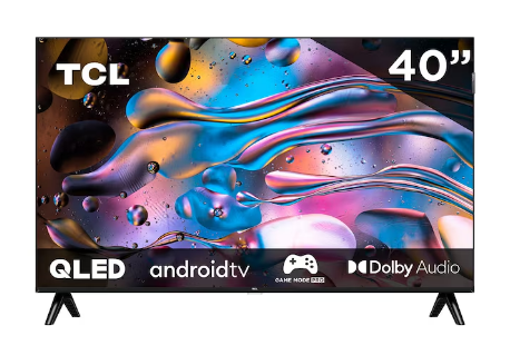 PANTALLA TCL 40 INC QLED FLAT FHD GOOGLE TV DOLBY AUDIO 2X8W