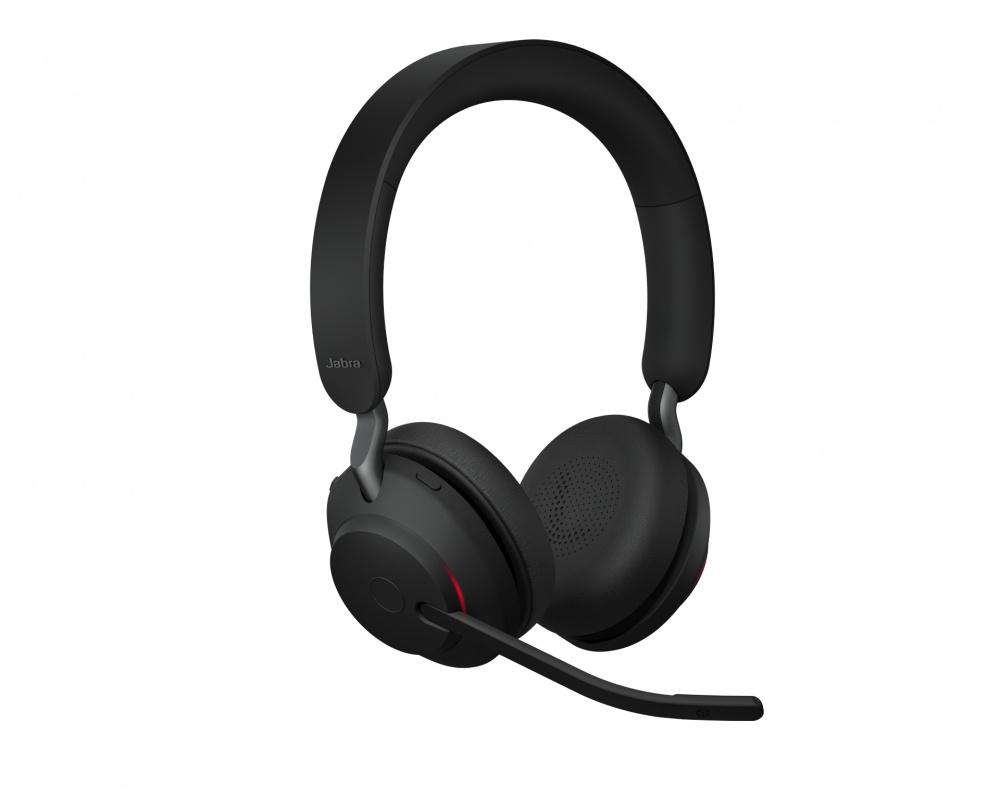 JABRA AURICULARES EVOLVE2 65 MS STEREO, INALÁMBRICO, BLUETOOTH, USB-A, NEGRO
