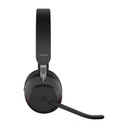 JABRA AURICULARES EVOLVE2 65 MS STEREO, INALÁMBRICO, BLUETOOTH, USB-A, NEGRO