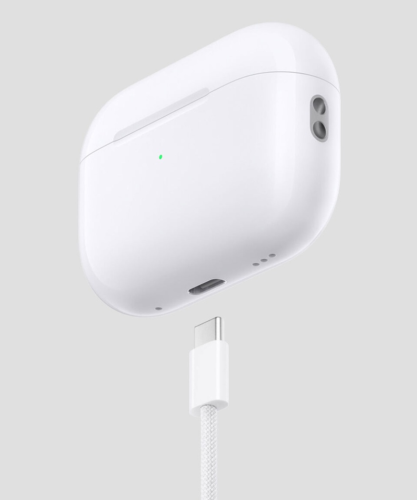 APPLE AIRPODS PRO ( 3RA. GENERACIÓN ), INALÁMBRICO, BLUETOOTH, USB-C, BLANCO - INCLUYE ESTUCHE DE CARGA INALÁMBRICO Y ALÁMBRICO 