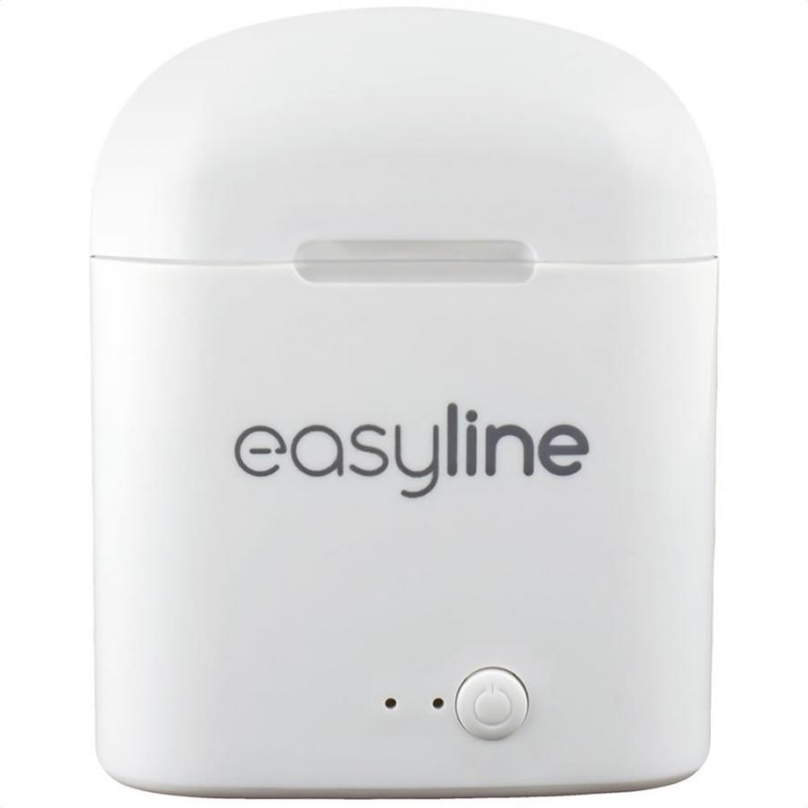 EASY LINE AUDÍFONOS INTRAURICULARES EL-995470, INALÁMBRICO, BLUETOOTH, BLANCO