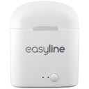 EASY LINE AUDÍFONOS INTRAURICULARES EL-995470, INALÁMBRICO, BLUETOOTH, BLANCO