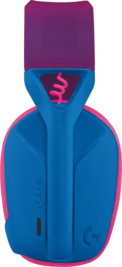 LOGITECH G435 LIGHTSPEED, DIADEMA GAMING INALÁMBRICA, BLUETOOTH/LIGHTSPEED, COLORES AZUL/ROSA