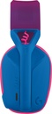 LOGITECH G435 LIGHTSPEED, DIADEMA GAMING INALÁMBRICA, BLUETOOTH/LIGHTSPEED, COLORES AZUL/ROSA