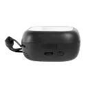 AUDIFONOS INALAMBRICOS PERFECT CHOICE TWS CON INTELIGENCIA ARTIFICIAL IA PANTALLA TACTIL COLOR NEGRO