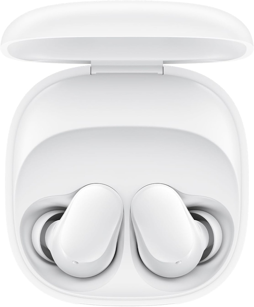XIAOMI REDMI BUDS 6 PLAY, AUDIFONOS TWS BLUETOOTH 5.4, DRIVER DINAMICO 10MM, REDUCCION DE RUIDO CON IA, HASTA 36H DE BATERIA TOTAL, IPX4, COLOR BLANCO
