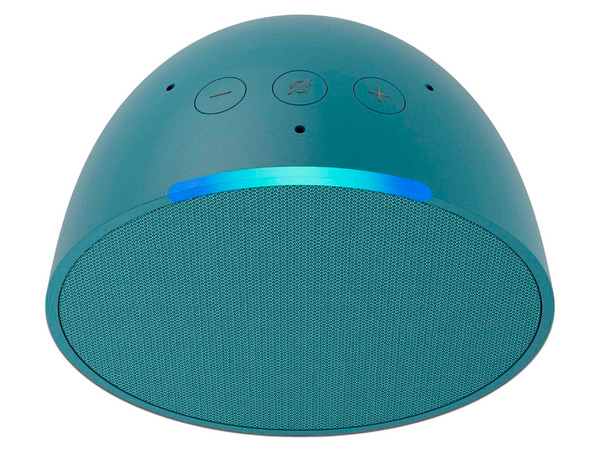 BOCINA INTELIGENTE ALEXA AMAZON ECHO POP PROYECCION FRONTAL DE 1.95" WI-FI/BLUETOOTH COLOR VERDE AZULADO