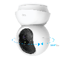 TP-LINK TAPO, CÁMARA DE SEGURIDAD WIFI, RESOLUCIÓN 2K (3MP), PAN/TILT 360° HORIZONTAL/114° VERTICAL, VISIÓN NOCTURNA 9M, AUDIO BIDIRECCIONAL, RANURA MICROSD HASTA 256GB, COLOR BLANCO
