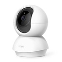 TP-LINK TAPO, CÁMARA DE SEGURIDAD WIFI, RESOLUCIÓN 2K (3MP), PAN/TILT 360° HORIZONTAL/114° VERTICAL, VISIÓN NOCTURNA 9M, AUDIO BIDIRECCIONAL, RANURA MICROSD HASTA 256GB, COLOR BLANCO