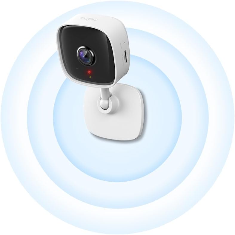 TP-LINK TAPO, CÁMARA DE SEGURIDAD WIFI, RESOLUCIÓN 1080P, VISIÓN NOCTURNA HASTA 9M, DETECCIÓN DE MOVIMIENTO, AUDIO BIDIRECCIONAL, RANURA MICROSD HASTA 128GB