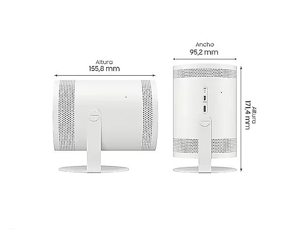 SAMSUNG THE FREESTYLE 2DA GEN, MINI PROYECTOR DLP LED, 550 LUMENES, RESOLUCION 1920X1080, AUTOENFOQUE Y AUTOKEYSTONE, SMART TV TIZEN, WIFI/BLUETOOTH, HDMI/USB 