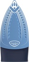 T-FAL EASY STEAM, PLANCHA DE VAPOR, SUELA TRUE CERAMIC GLIDE, 1200W, PUNTA DE PRECISIÓN, 5 NIVELES DE TEMPERATURA, COLOR AZUL