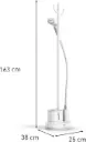 T-FAL HOME STEAM, VAPORIZADOR VERTICAL DE ROPA CON PERCHERO INTEGRADO, VAPOR CONTINUO HASTA 38 G/MIN