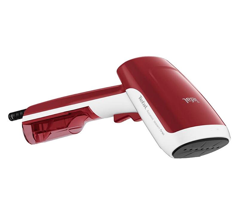 T-FAL ACCESS STEAM FIRST, CEPILLO DE VAPOR DE MANO, 1300W, CALENTAMIENTO EN 15SEG, TANQUE 70ML, COLOR ROJO