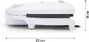 TAURUS MY SANDWICH PERFECT TAN, SANDWICHERA ANTIADHERENTE, CAPACIDAD 2 SANDWICHES, SELECTOR DE DORADO, 750W, COLOR BLANCO
