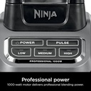 NINJA LICUADORA BL610, 2 LITROS, 1000W, 3 VELOCIDADES, NEGRO/GRIS