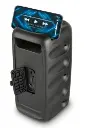 KAISER BOCINA RECARGABLE KSW-5003, DOBLE BAFLE 3", BLUETOOTH 5.3, KSR-LINK, 10W RMS, LUCES LED, COLOR NEGRO