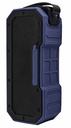 PERFECT CHOICE OUTDOORS PRO FORTE, BOCINA BLUETOOTH PORTATIL, 10W RMS, RESISTENTE AL AGUA, MICRÓFONO INCLUIDO, COLORES NEGRO/AZUL