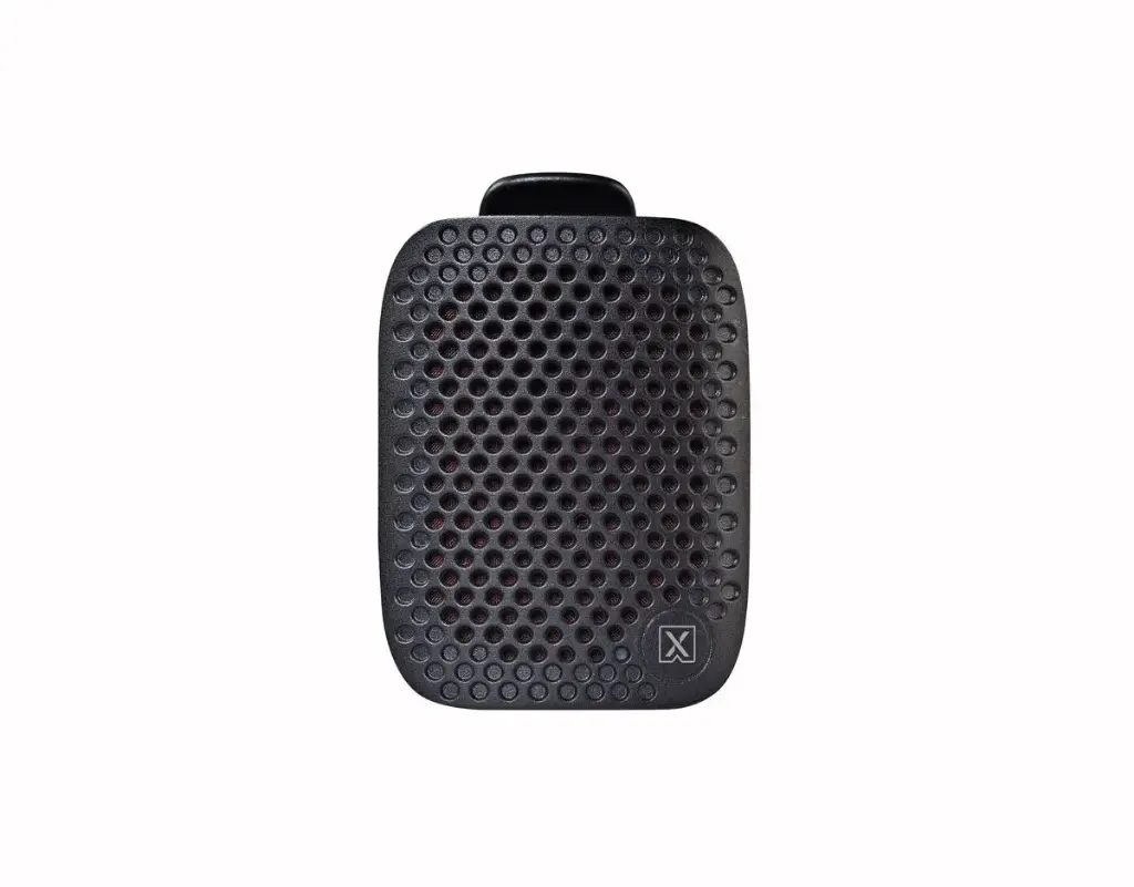 LANIX - BOCINA BLUETOOTH 5.3, 3W, BATERIA 3.7V/450MAH, HASTA 3.5H DE REPRODUCCION, IPX5, CLIP MAGNETICO, TWS