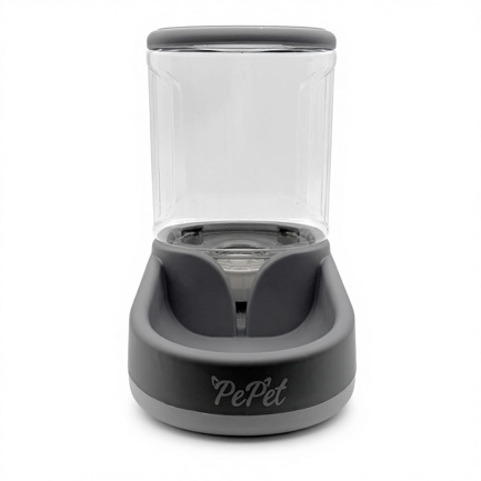 PEPET DISPENSADOR DE AGUA AUTOMATICO POR GRAVEDAD, CAPACIDAD 3.8L, PARA PERROS Y GATOS, PLASTICO RESISTENTE