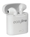 EASY LINE AUDÍFONOS INTRAURICULARES EL-995470, INALÁMBRICO, BLUETOOTH, BLANCO