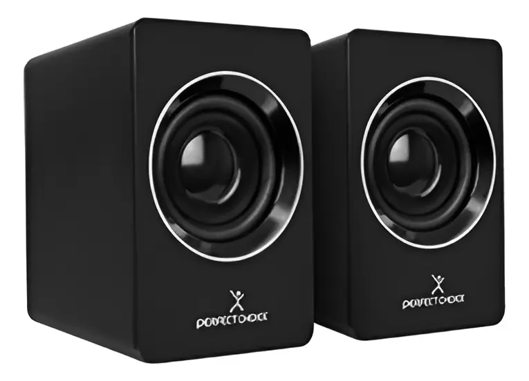 PERFECT CHOICE BOCINAS PARA COMPUTADORA MOSSO, ALÁMBRICO, 2.0, USB, NEGRO