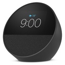 AMAZON ECHO SPOT (2024), DESPERTADOR INTELIGENTE CON ALEXA, PANTALLA TÁCTIL 2.83" (240X320PX), WIFI DOBLE BANDA/BLUETOOTH, SALIDA 2.1W, COLOR NEGRO