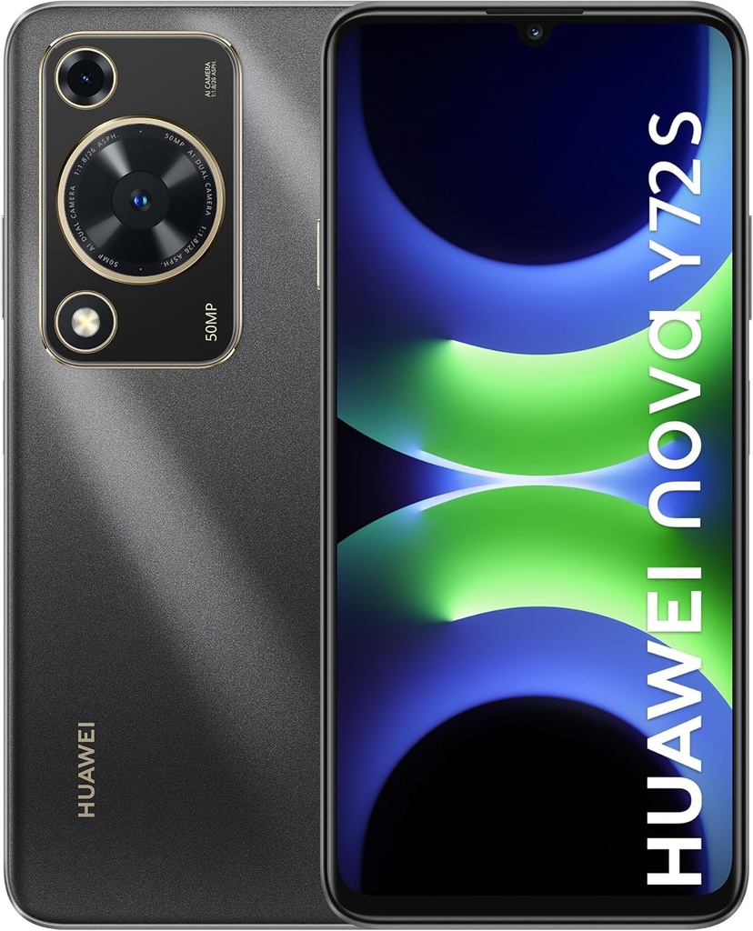 HUAWEI Y72S RAM 8GB, ALMACENAMIENTO 128GB, CAMARA DELANTERA 8MP, CAMARA TRASERA 50MP  