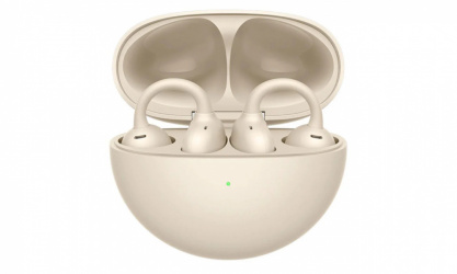 HUAWEI FREECLIP, AUDÍFONOS TWS DISEÑO OPEN-EAR CON CLIP C-BRIDGE, HASTA 36H DE BATERÍA, IP54, CANCELACIÓN DE RUIDO CON IA, COLOR BEIGE