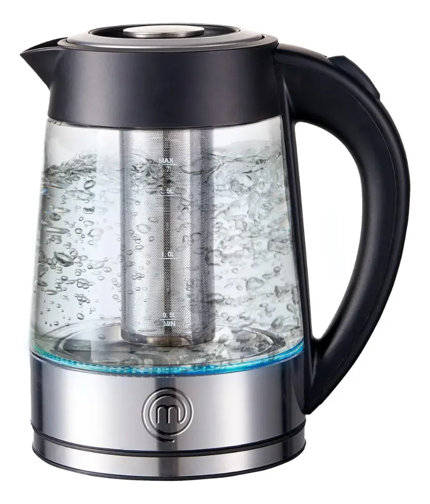 HERVIDOR AGUA MASTERCHEF MK-K-2OF INFUSOR REMOVIBLE PLATEADO