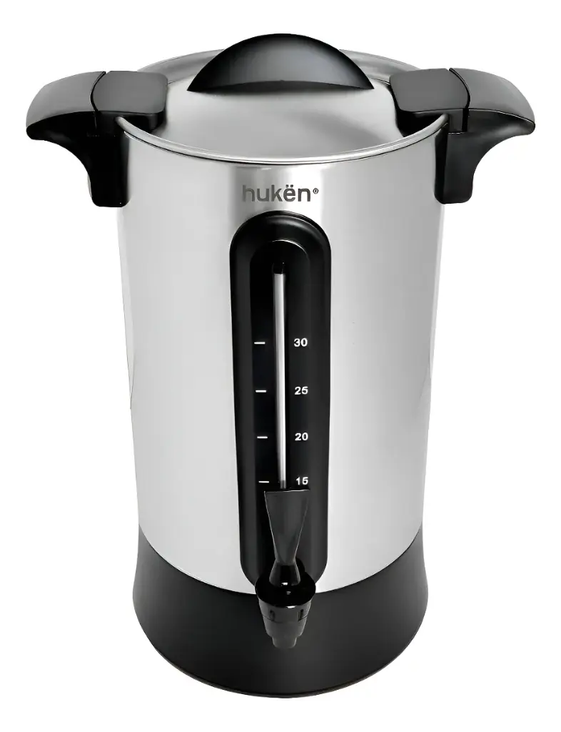 CAFETERA URNA DE 30 TAZAS ACERO HUKËN MASTERCHEF