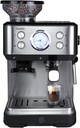 MÁQUINA DE ESPRESSO CON MOLINO BARISTA-PRO 20 BARES DE PRESIÓN MOLINO CÓNICO INTEGRADO ESPUMADOR DE LECHE PANEL DIGITAL TANQUE DE 1.75L
