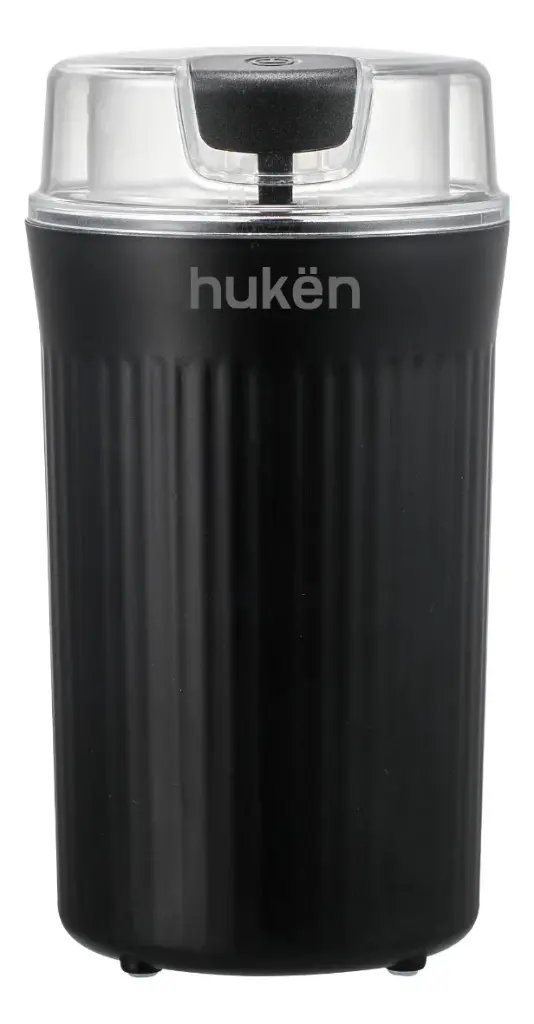 MOLINO DE CAFÉ Y ESPECIAS ELÉCTRICO GRINDPRO 60G MOTOR DE 150W ASPAS Y CABINA DE ACERO INOXIDABLE CABLE DESMONTABLE DISEÑO NEGRO MATTE