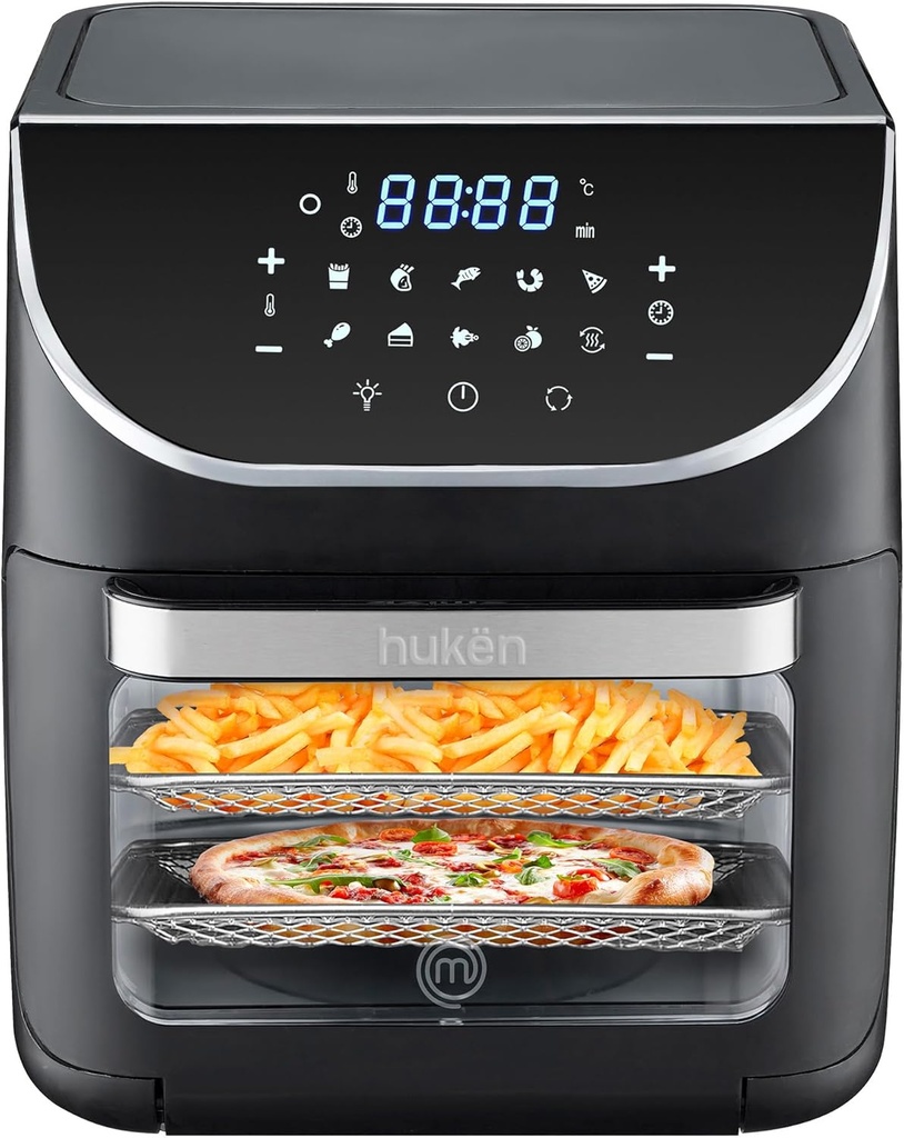 HORNO FREIDORA DE AIRE DIGITAL COOK 12L 10 FUNCIONES PANEL TOUCH 